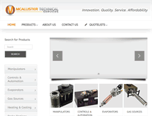 Tablet Screenshot of mcallister.com
